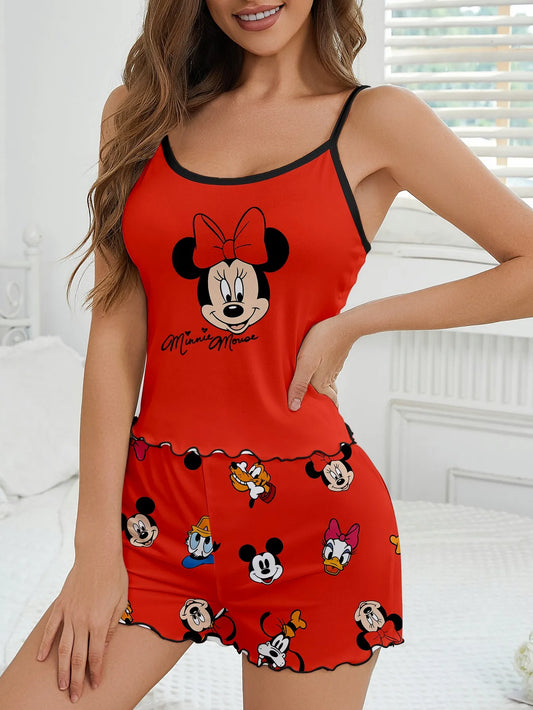 Minnie Egér Pizsama Női