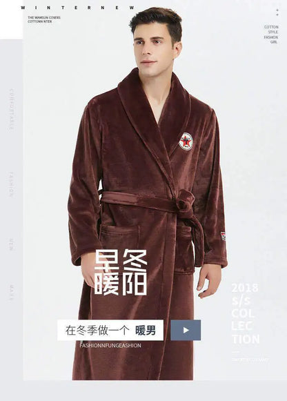 Nagyméretű Férfi Plüss Köntös
