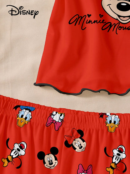 Minnie Egér Pizsama Női