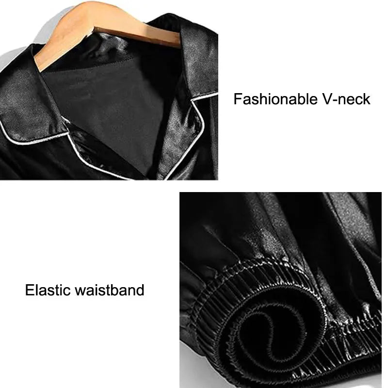 Férfi Szatén Pizsama