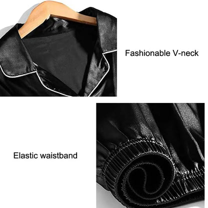 Férfi Szatén Pizsama