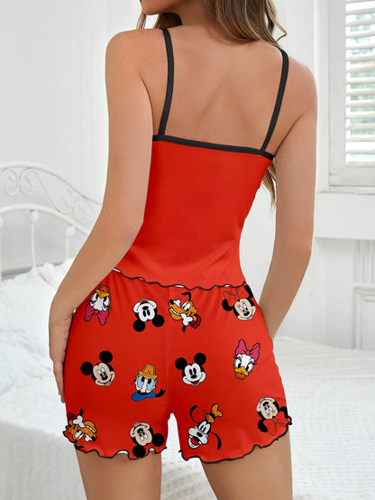 Minnie Egér Pizsama Női