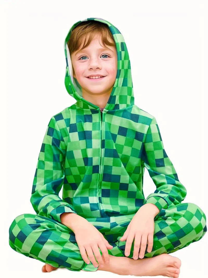 Minecraft Creeper Pizsama