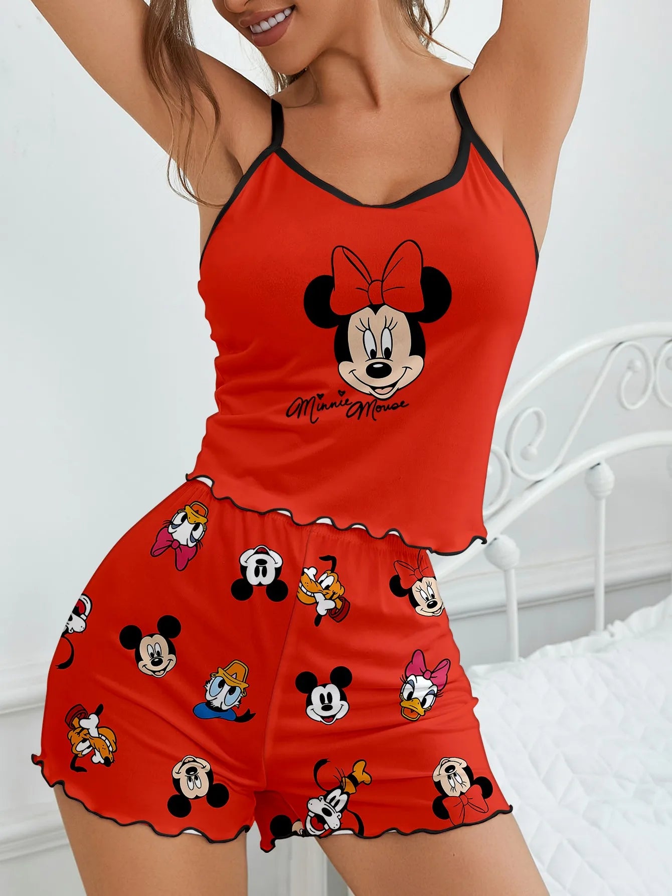 Minnie Egér Pizsama Női