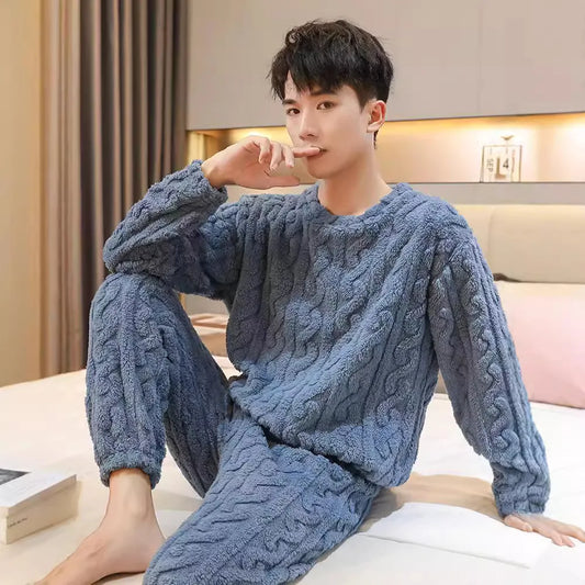 Férfi Plüss Pizsama