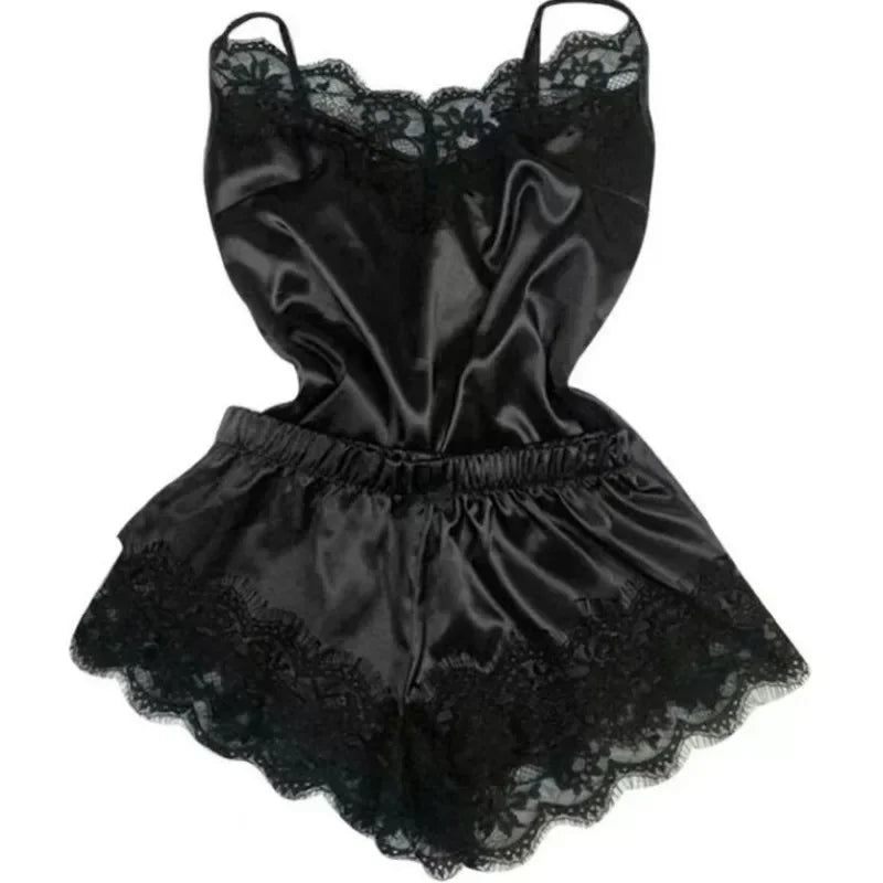 2 Részes Szatén Pizsama