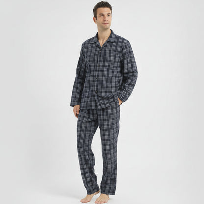Férfi Flanel Pizsama