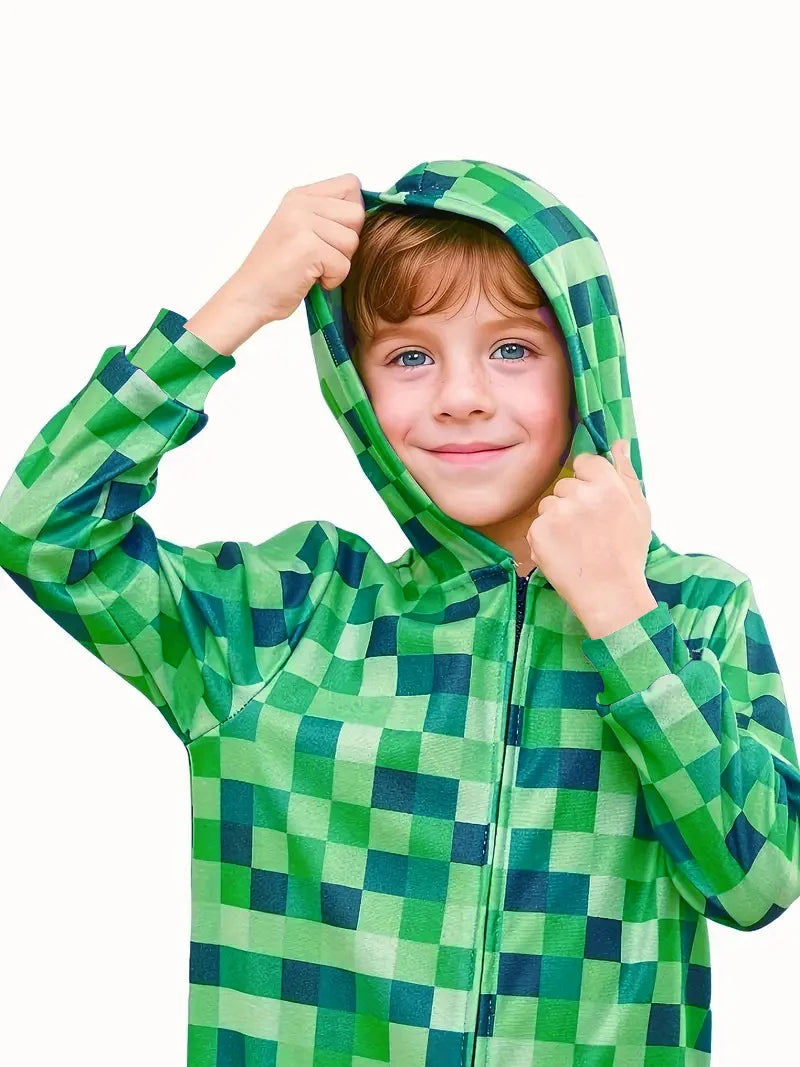 Minecraft Creeper Pizsama