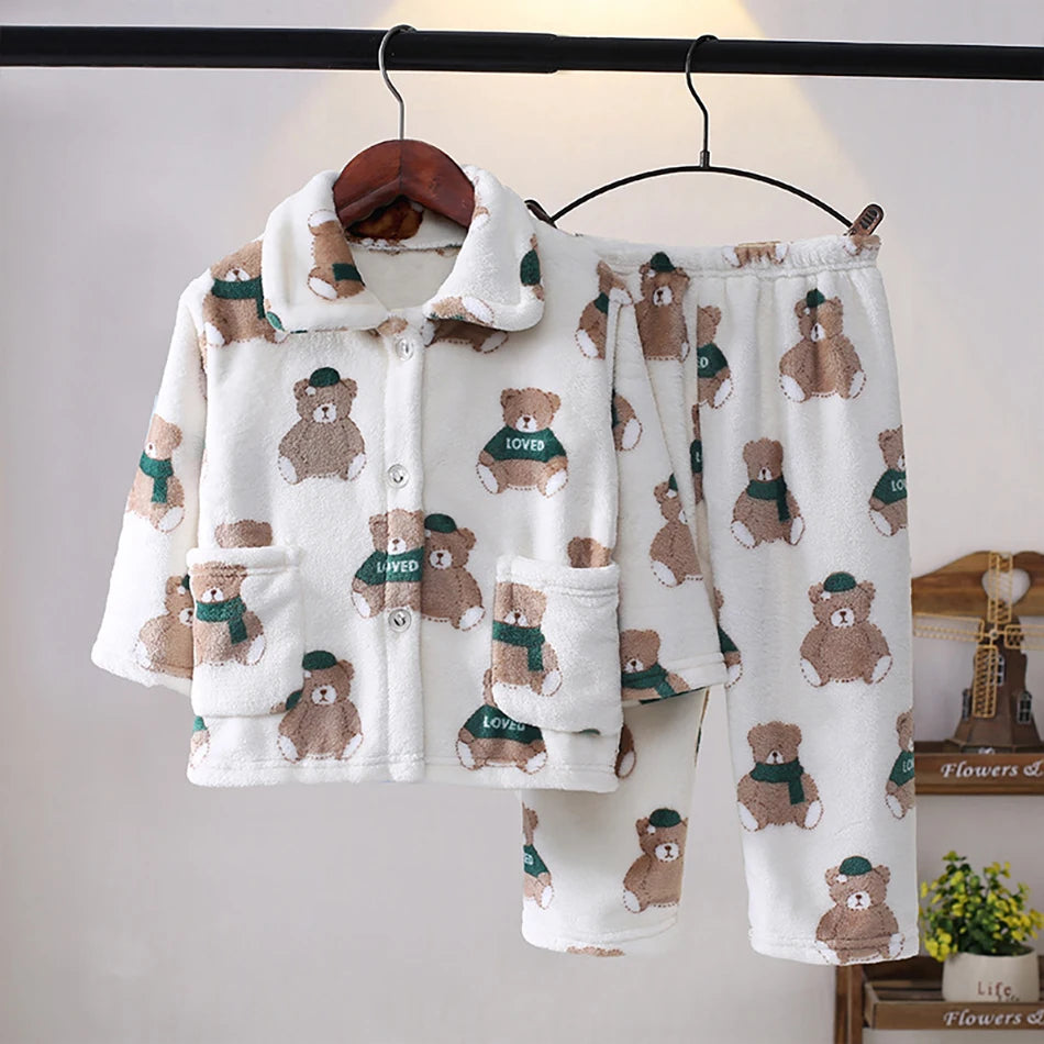 Flanel Kislány Pizsama