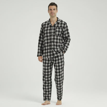 Férfi Flanel Pizsama