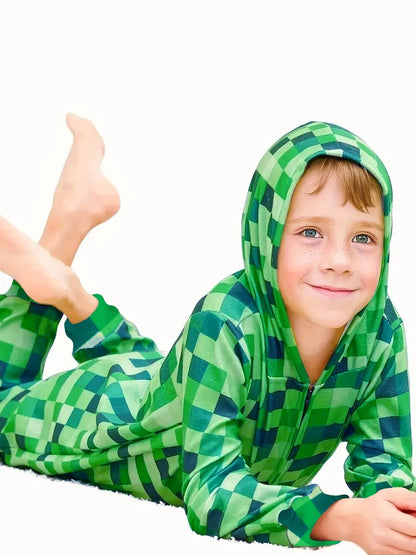 Minecraft Creeper Pizsama